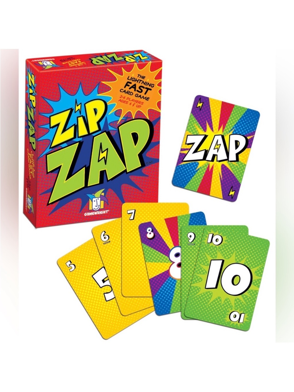 Zip Zap Fast Card Game For Families